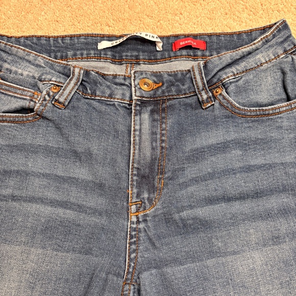 Celebrity Pink Denim Bermuda Shorts Womens Size 7 Waist 28 Summer Festival Jean - Picture 2 of 11